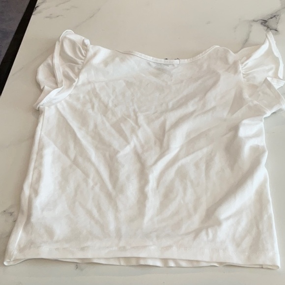 Forever 21 white baby tee, small. - Picture 2 of 4